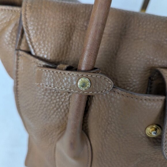 Authentic PRADA Vitello Dino Top Handle Tote Bag Made in Italy - Picture 5 of 16